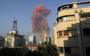 Ledakan Dahyat Guncang Beirut, 10 Orang Dilaporkan Tewas
