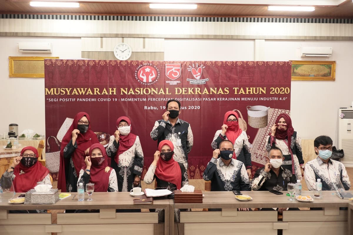 Dekranasda Aceh Ikuti Munas Dekranas tahun 2020 Secara Virtual