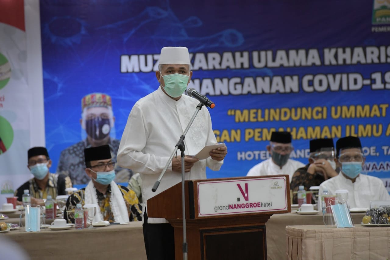Plt Gubernur Aceh Sebut Ulama Punya Pengaruh untuk Tangani Covid-19