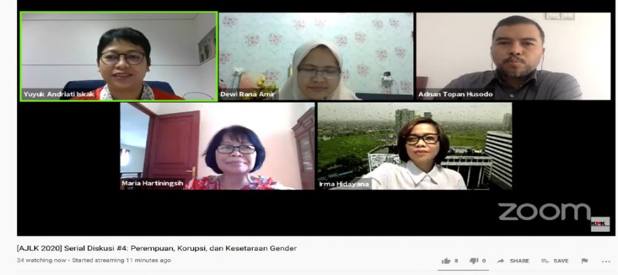 Diskusi KPK : Perempuan Makin Jadi Korban Korupsi
