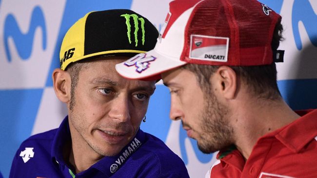 Rossi Kaget Dovizioso Tinggalkan Ducati Jelang MotoGP Austria