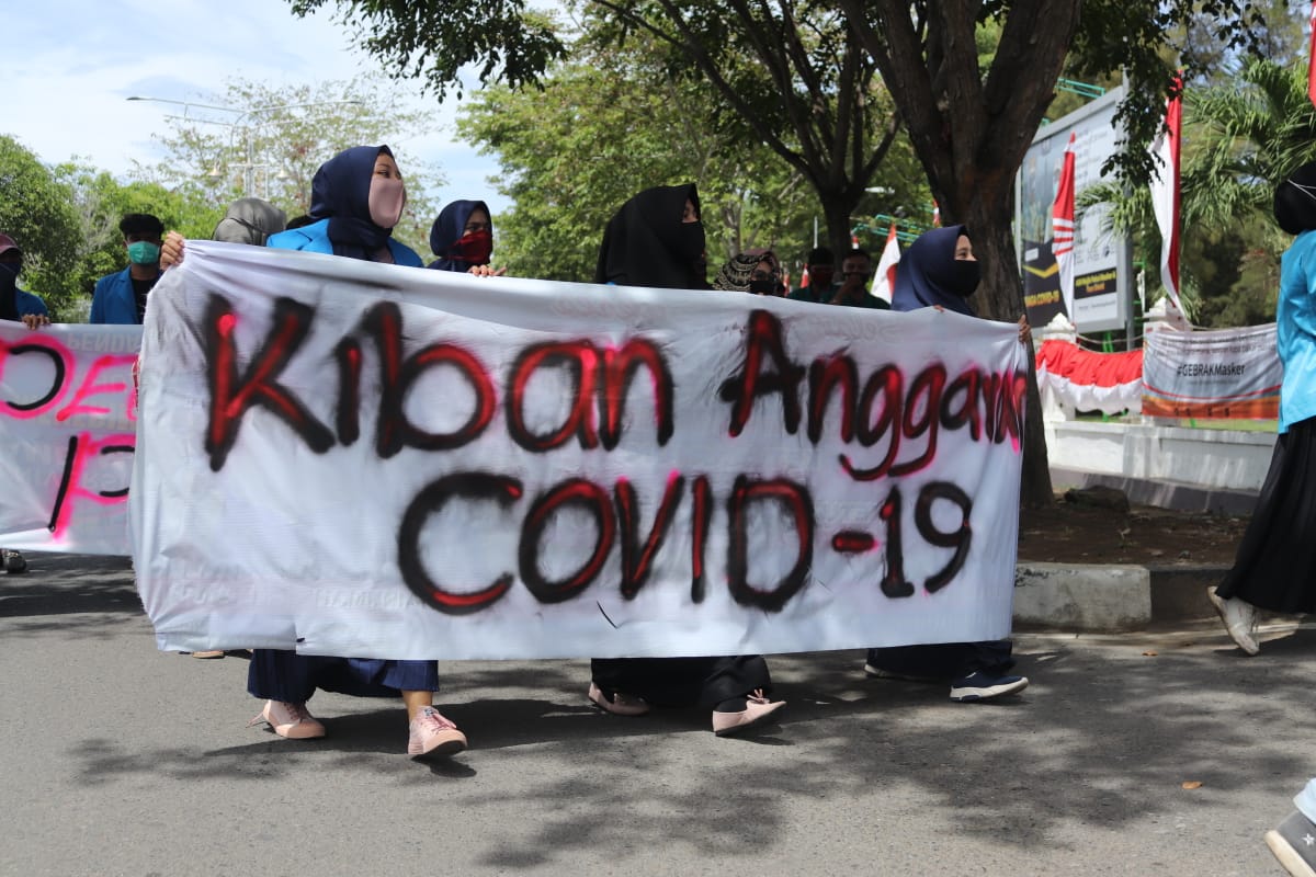 Aliansi Mahasiswa Aceh Demo di Kantor Gubernur Aceh, Tuntut Kinerja Nova Iriansyah