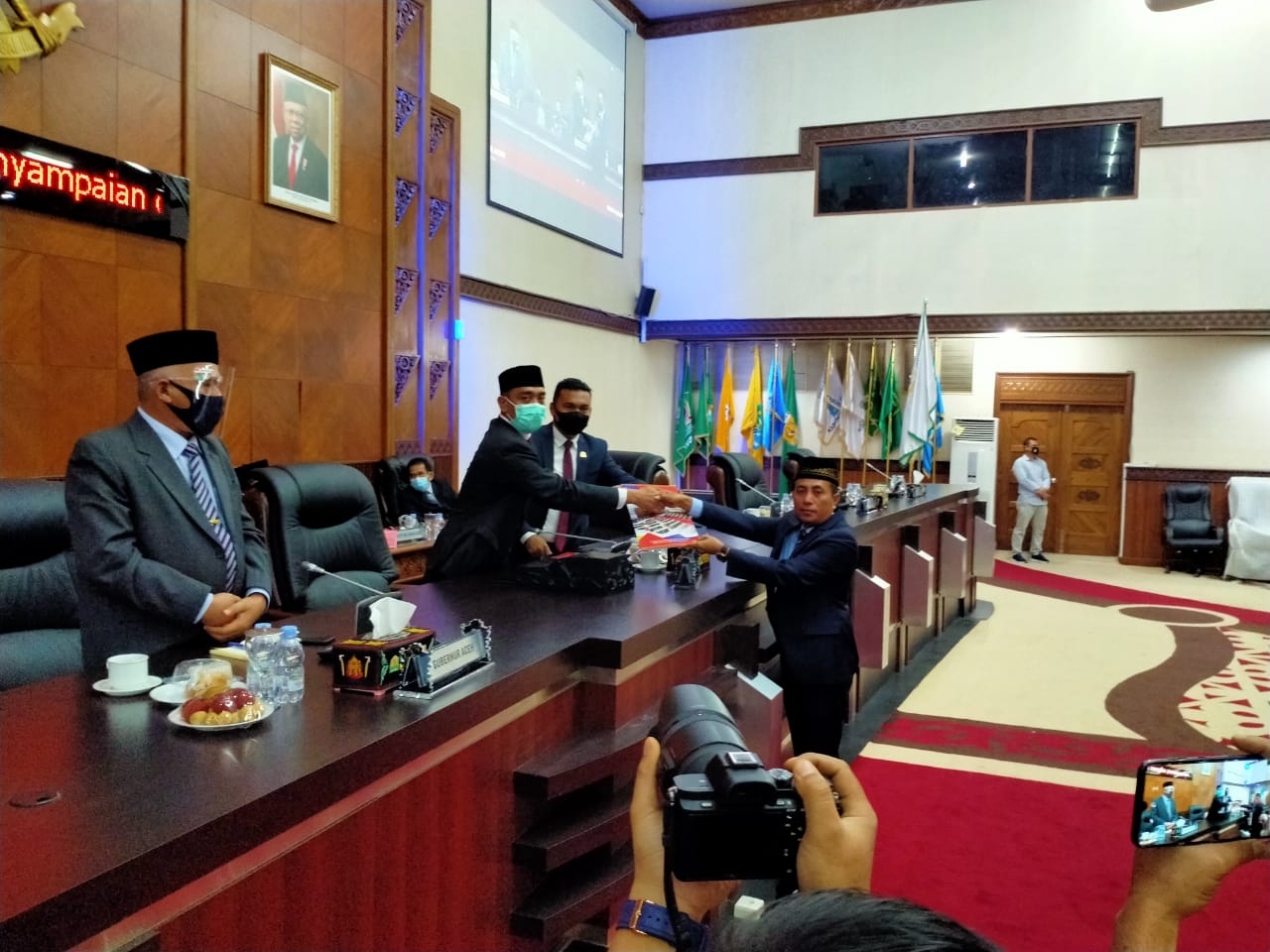 Plt Gubernur Aceh Kembali Tak Hadir Pada Rapat Paripurna Penyampaian Hak Interpelasi