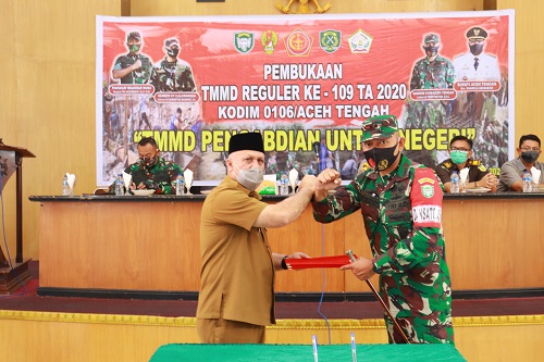 Kegiatan TMMD di Aceh Tengah Resmi Dimulai