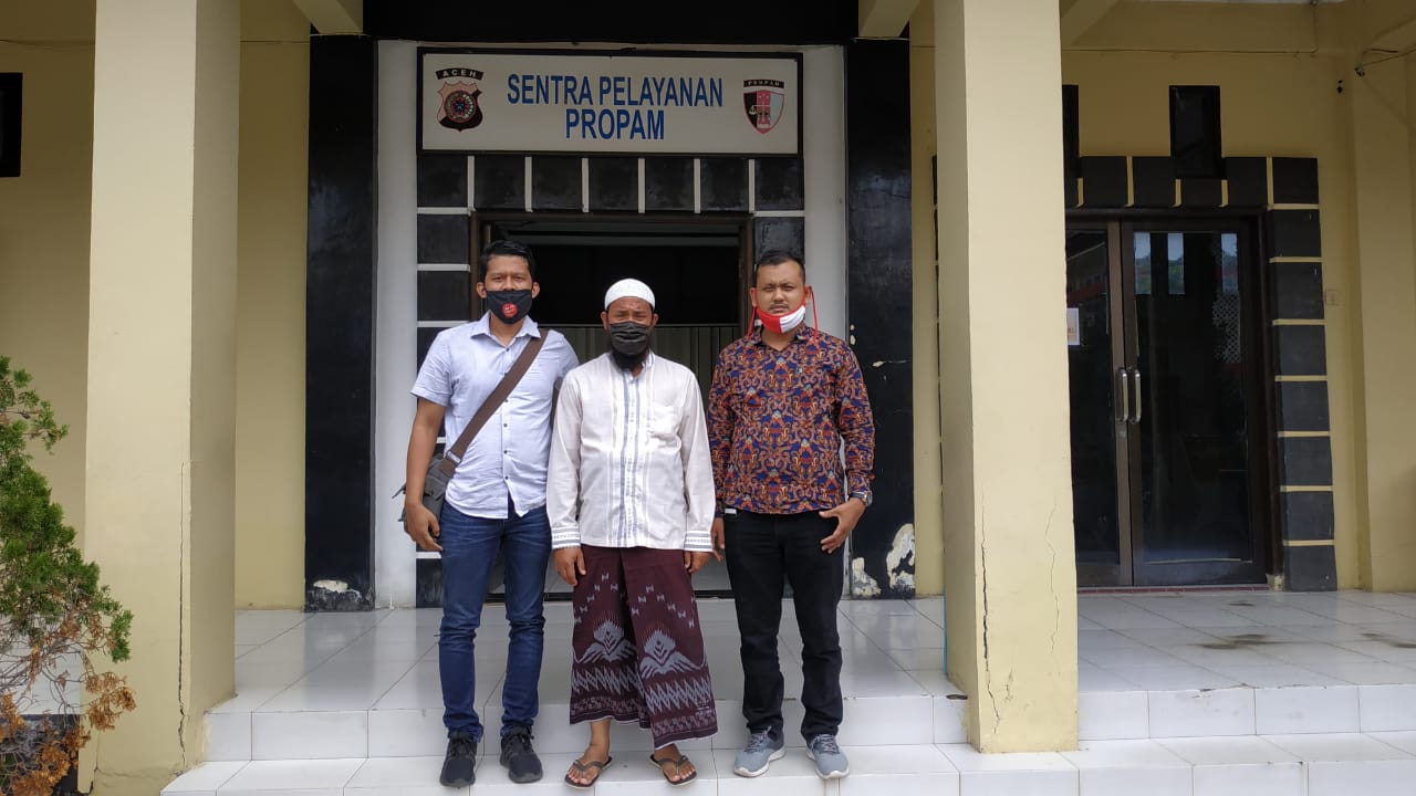 Tgk. Janggot Berikan Keterangan Tambahan di Polda Aceh