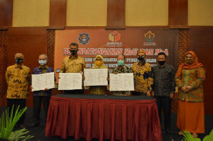 Panwaslih Aceh Tandatangani MoU dan MoA dengan Unimal dan UTU