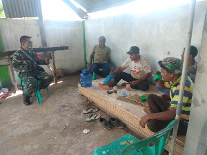 Babinsa Koramil 21/Blang Bintang Sosialisasikan GEMA