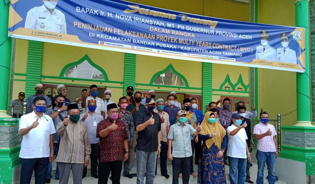Kunker ke Aceh Tamiang, Plt Gubernur Tinjau Jembatan dan Telusuri Jalan Multiyers