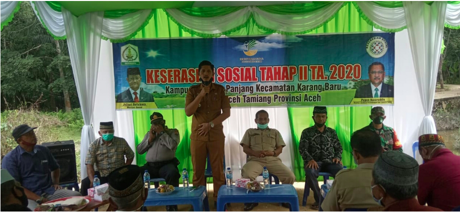 Program Keserasian Sosial di Aceh Tamiang Diresmikan