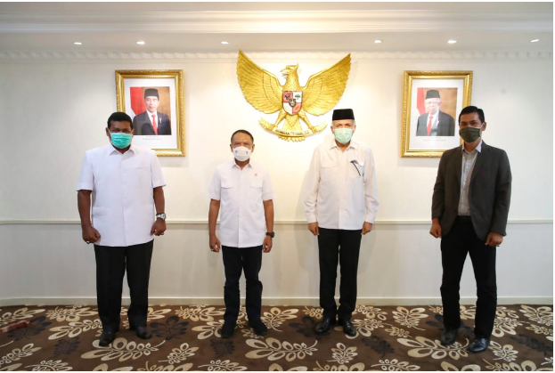 Kunjungan Plt Gubernur ke Menpora  Laporkan Kesiapan Aceh Jadi Tuan Rumah PON XXI