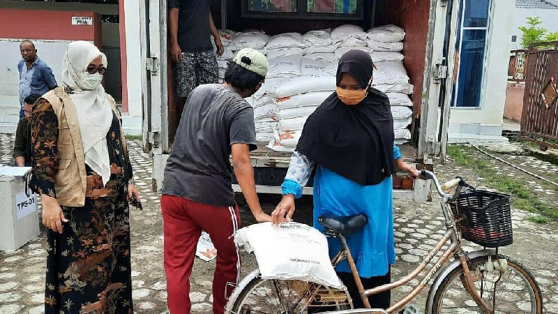Bantuan Sosial Beras Tahap Tiga Mulai Disalurkan di Banda Aceh