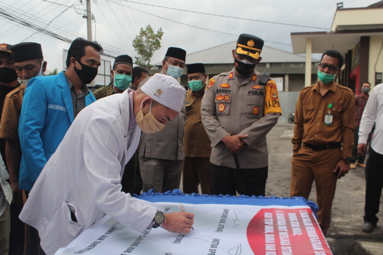 Polres Aceh Tengah Gelar Deklarasi Damai