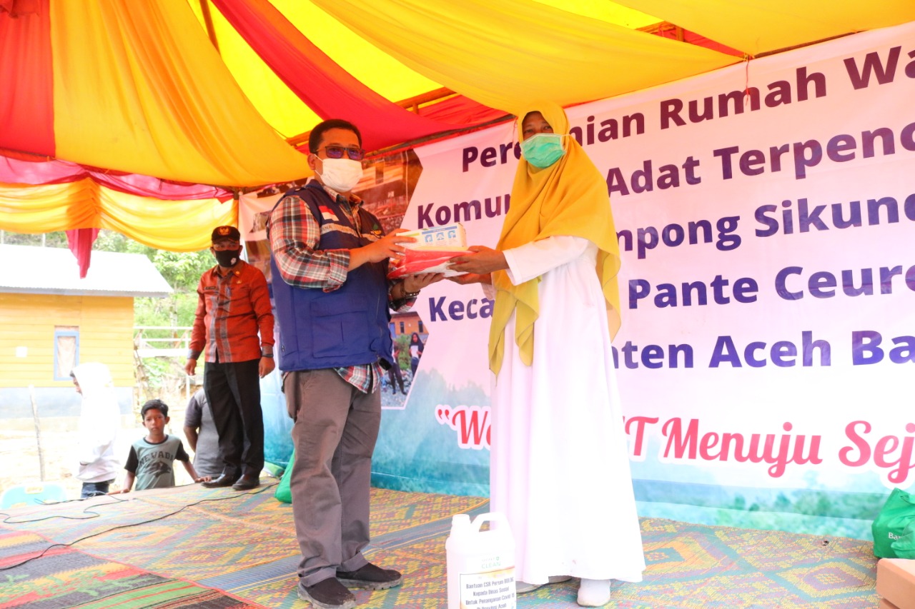 Pemerintah Aceh Resmikan 39 Unit Rumah KAT di Gampong Sikundo