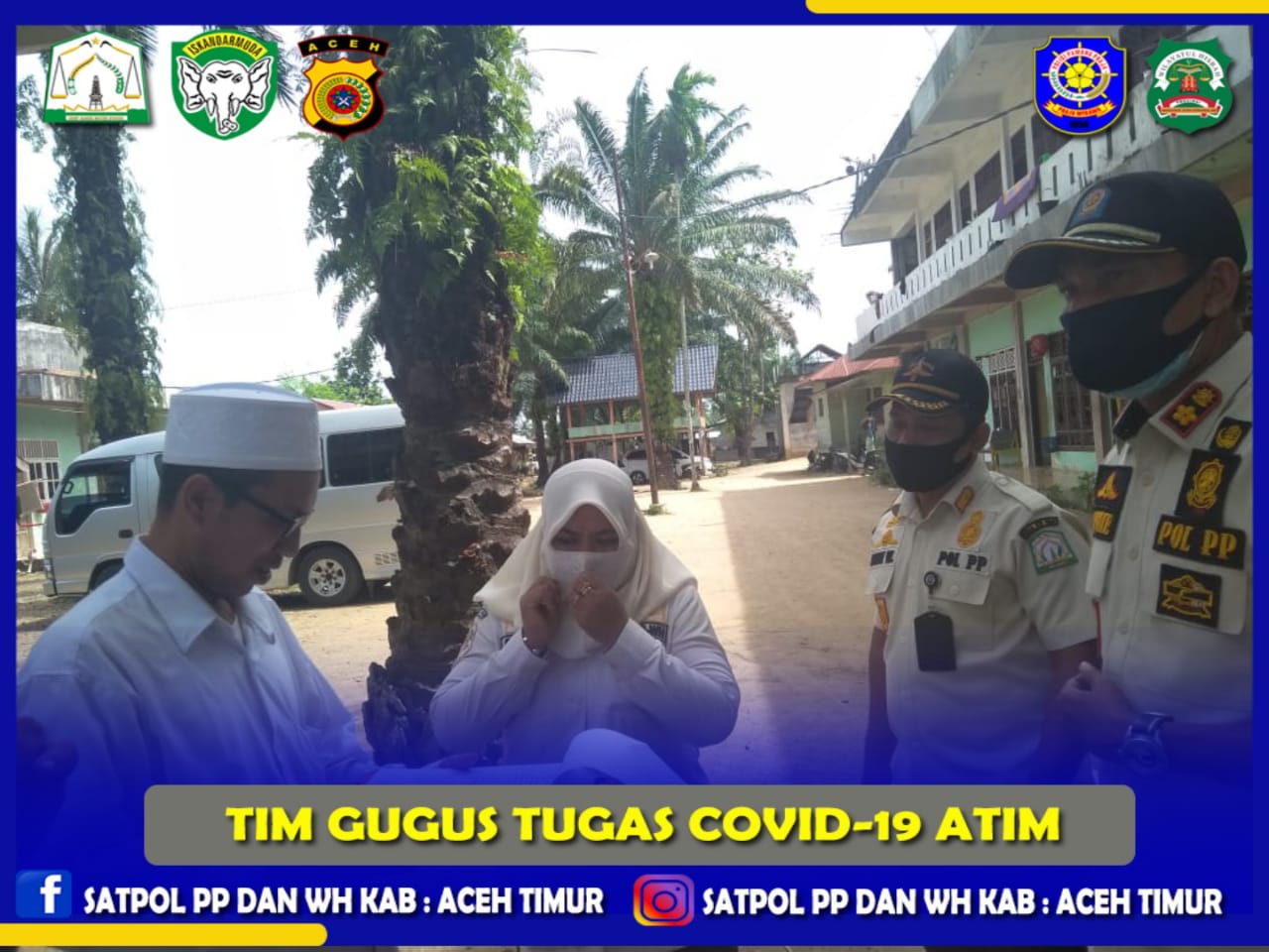 Satgas Covid-19 Aceh Timur Razia Penerapan Prokes di Tempat Pendidikan