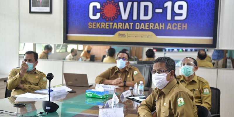 Risti Covid-19, Pemerintah Aceh Ajak Kabupaten/Kota Kampanyekan Lindungi Lansia dan Komorbid