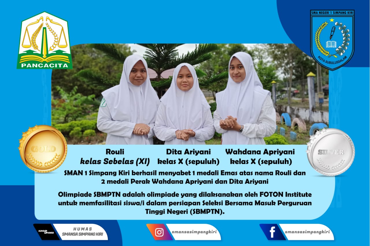Pelajar Aceh Boyong Delapan Medali Pada OSBMPTN 2020