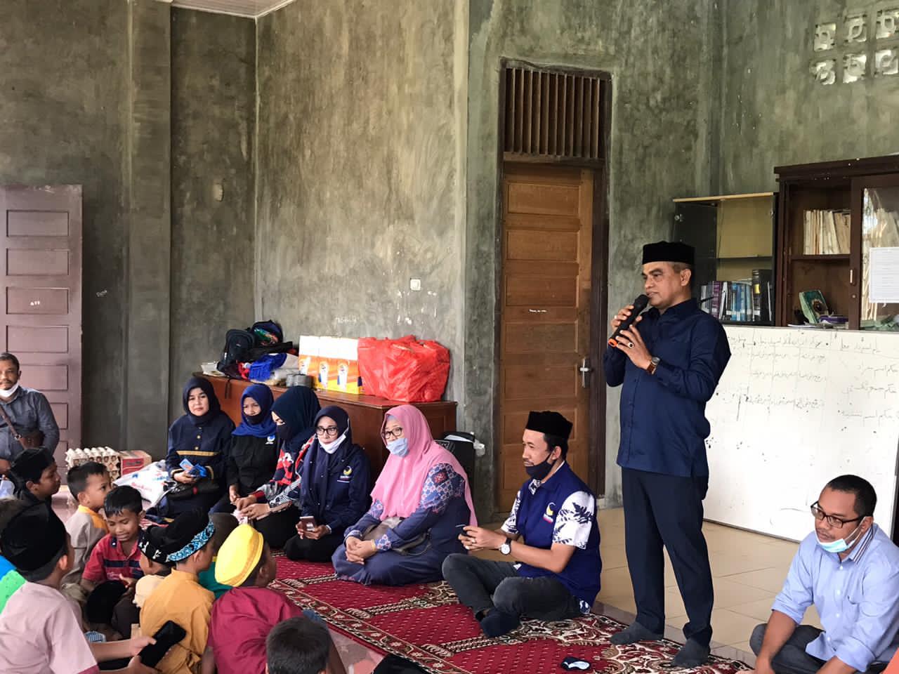 Peringatan 9 Tahun, Partai NasDem Aceh Gelar Doa Bersama dan Santuni Anak Yatim