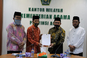 Percepat Pensertifikatan Tanah Wakaf, BWI Aceh dan BPN Teken MoU