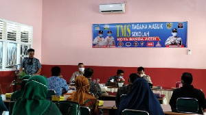 Tagana Banda Aceh Sosialisasi Edukasi  Mitigasi Bencana ke Sekolah-Sekolah