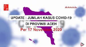 Terbaru: Jumlah Kasus COVID-19 Aceh per 17 November 2020