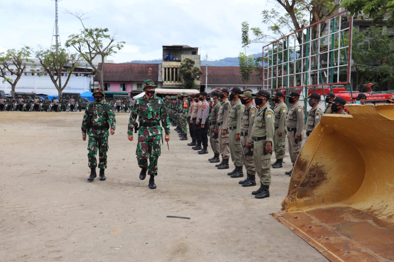 Dandim 0106 Aceh Tengah Pimpin Apel Gabungan Kesiapan Penanggulangan Bencana