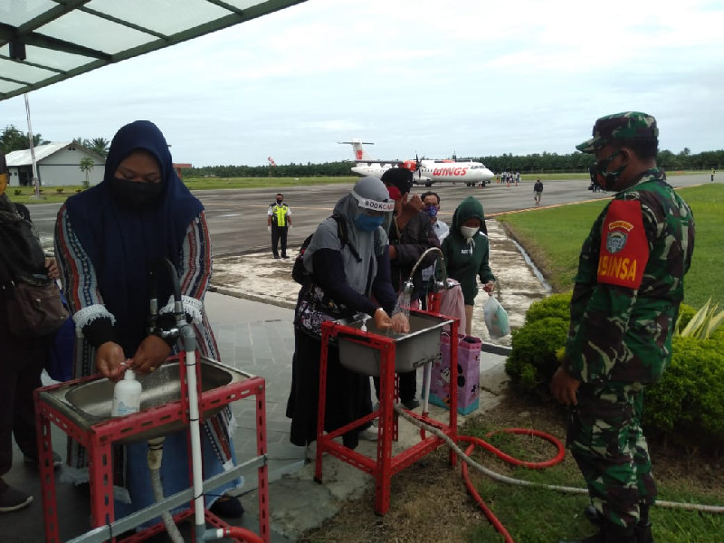 Protokol Kesehatan Bandara CND Nagan Raya Diperketat