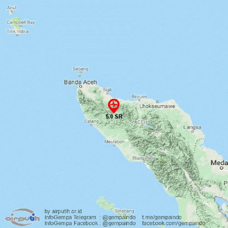 Gempa Bumi di Pidie Jaya, Masyarakat Diminta Tetap Waspada