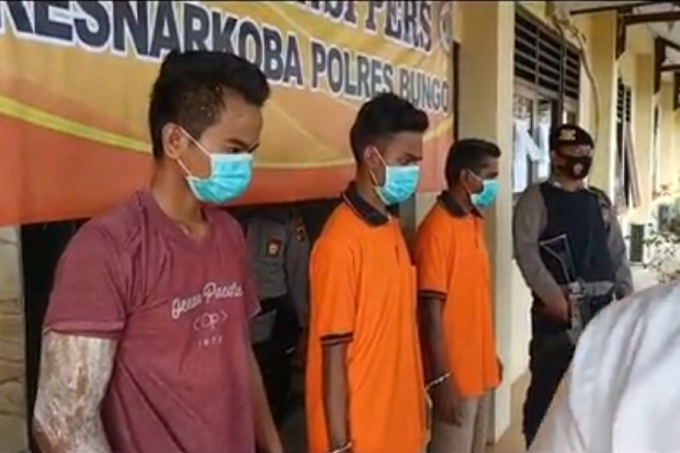 Polres Bungo Tangkap Dua Bandar Sabu, Satu Mahasiswa Asal Aceh