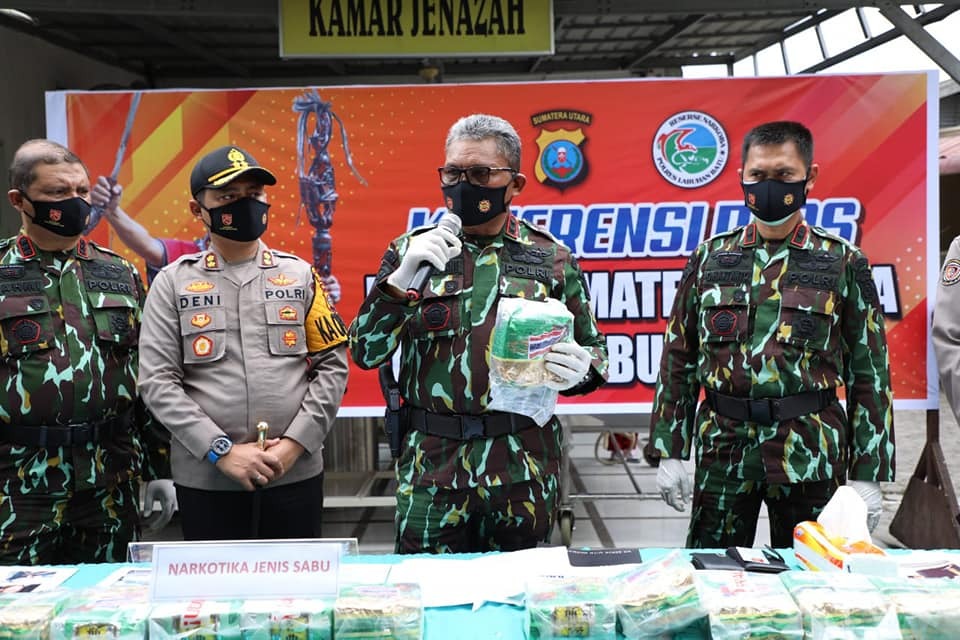 Polda Sumut Tangkap 15 kg Sabu Jaringan Aceh-Sumut-Riau (Dumai)