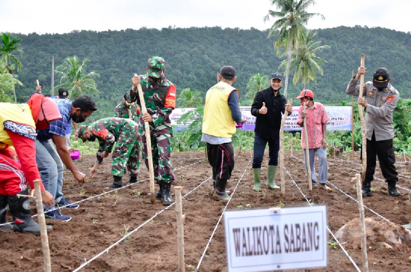 Perdana, Kota Sabang Tanam Padi Gogo Seluas 13 Hektare