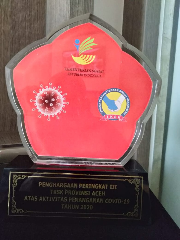 TKSK Aceh Raih Juara III Terbaik Tingkat Nasional Tahun 2020