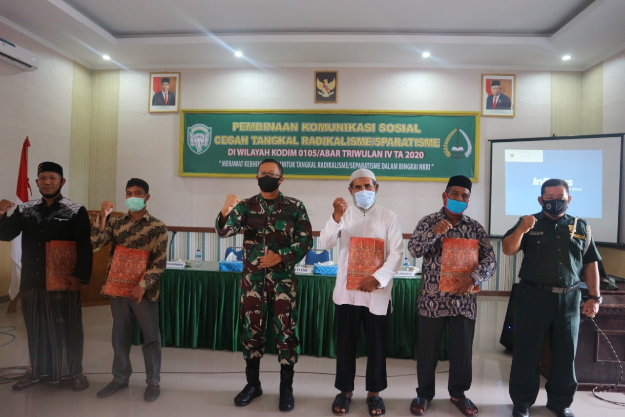 Dandim 0105/Abar: Penting Tangkal Radikalisme dan Separatisme di Aceh Barat