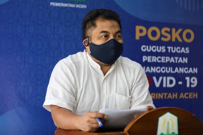Sejuta Siswa Pakai Masker Serentak di Aceh