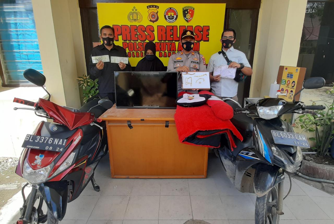 Curi Harta Majikan Hingga Rp 61,4 Juta, Polisi Tangkap Pembantu di Banda Aceh