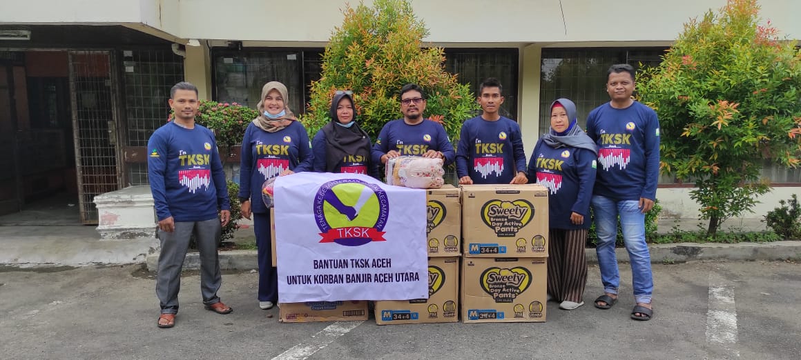 TKSK Aceh Salurkan Bantuan untuk Korban Banjir Aceh Utara dan Aceh Timur