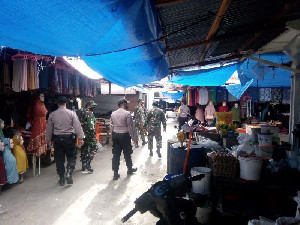 Kunjungi Pasar, Satgas Covid-19 Gelar Patroli Pendisiplinan Protokol Kesehatan