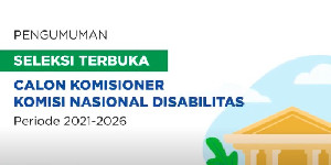 Seleksi Calon Komisioner Komisi Nasional Disabilitas Dibuka, Cek Syaratnya!