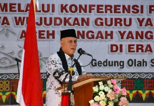 Buka Konferensi PGRI, Bupati Shabela Abubakar Minta Guru Produktif di Masa Pandemi