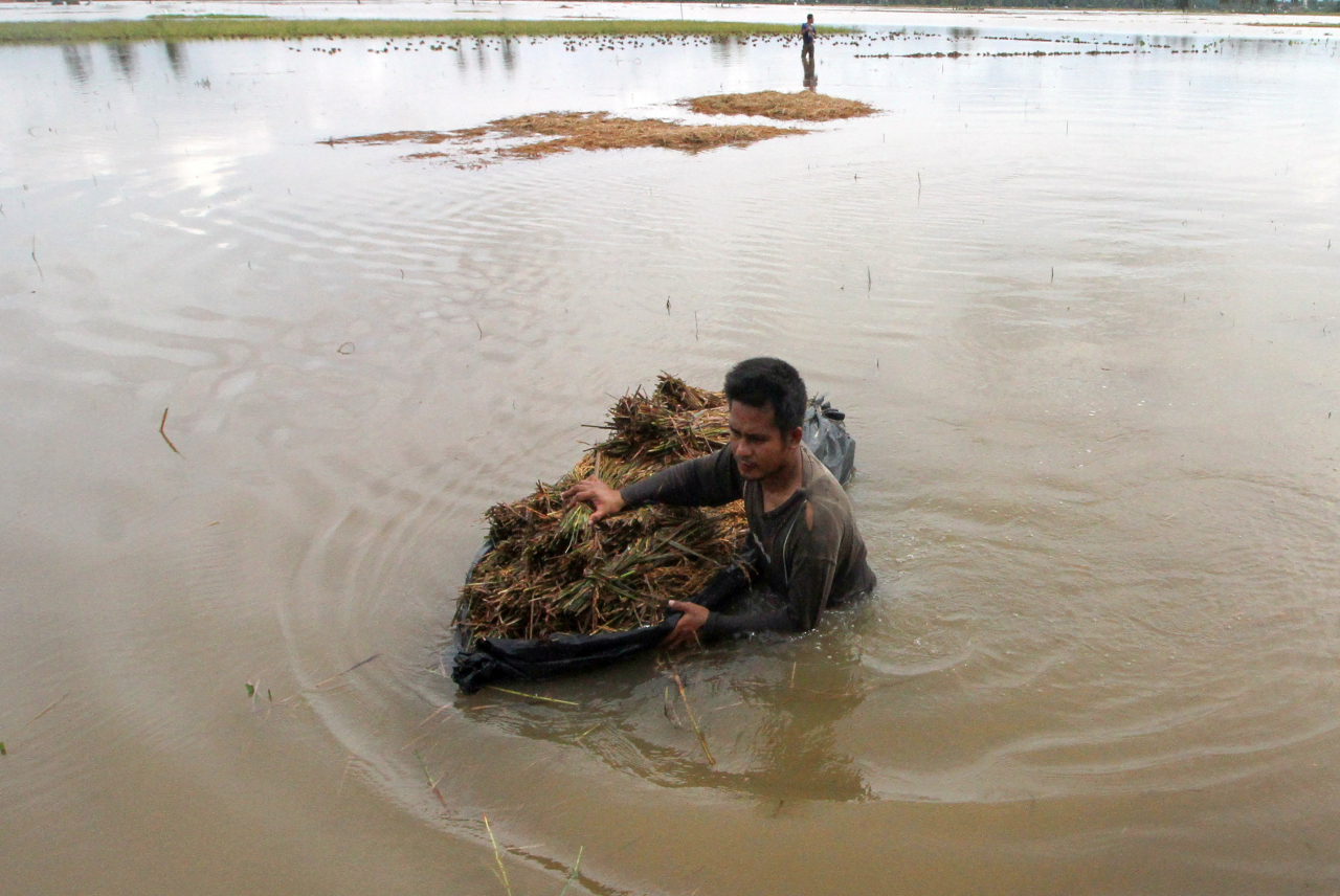 Akibat Banjir  18 Ribu Warga Aceh Utara Mengungsi