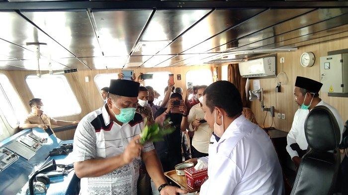 Peusijuek Kapal Aceh Hebat 3, Dulmusrid:  Semoga Pelayaran Bisa Dilakukan Tiap Hari