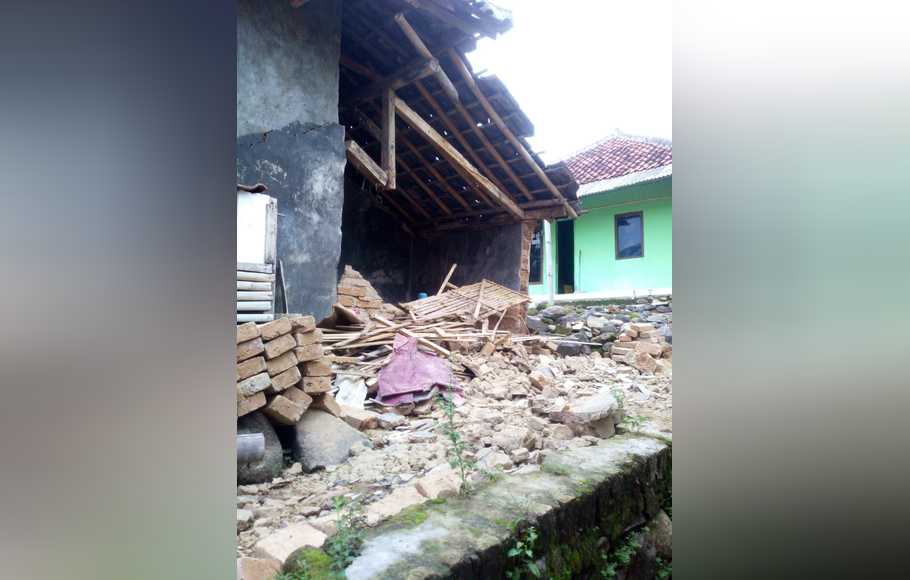 Akibat Gempa di Brebes Puluhan Rumah Rusak