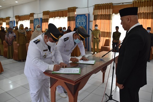 Bupati Aceh Tengah Mutasi 123 Pejabat Eselon III dan IV