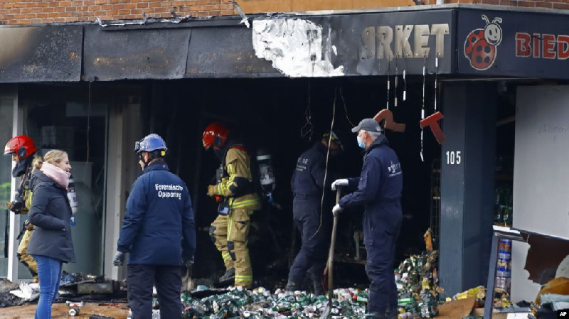 Tiga Supermarket Polandia di Belanda Hancur karena Ledakan