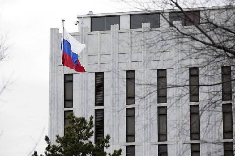 Kedutaan Besar Rusia di Washington D.C, Amerika Awali Perang Visa