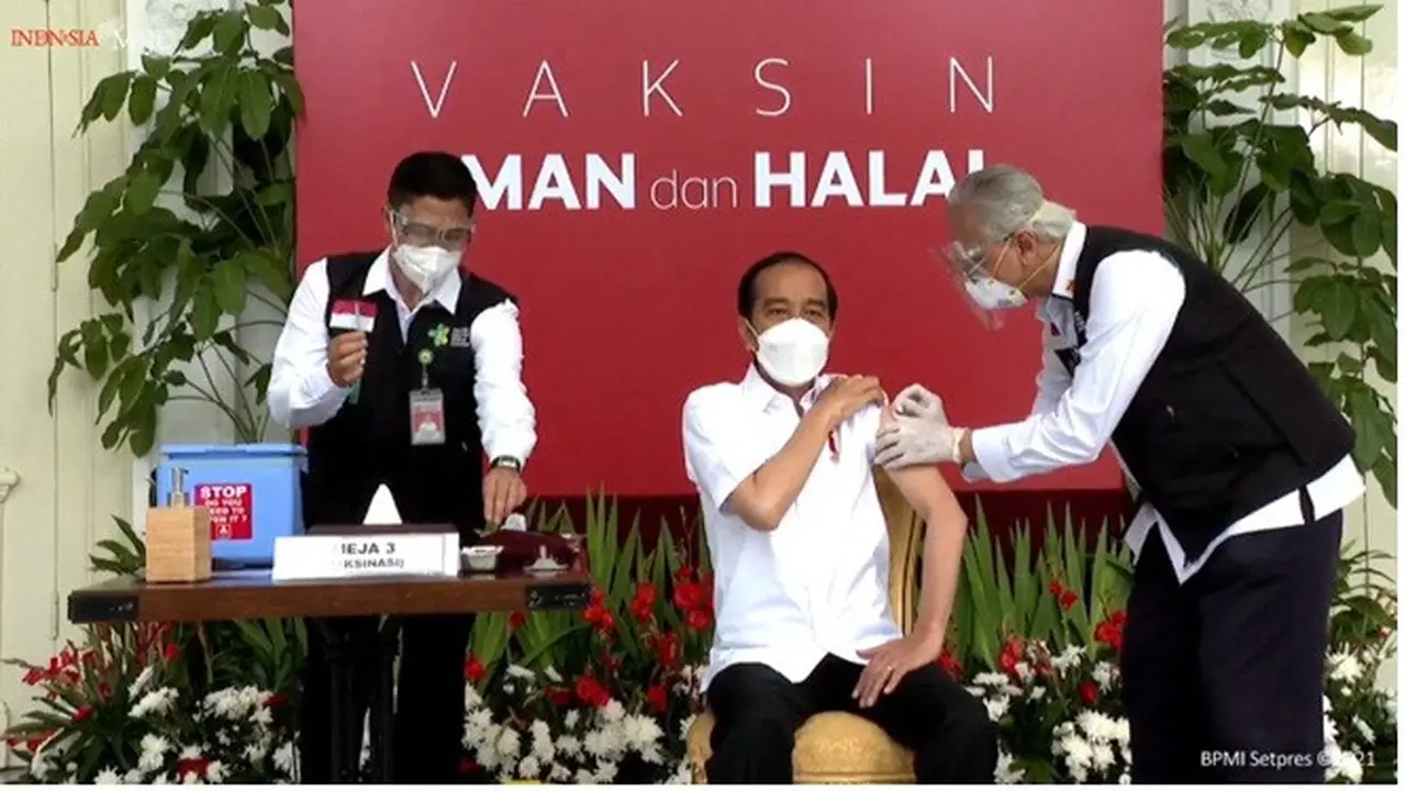 Hari Ini Jokowi Terima Dosis Kedua Vaksin Corona