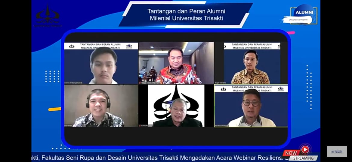 Webinar Alumni Trisakti, Azis Syamsuddin Memberi Motivasi Bagi Milenial Bangkit