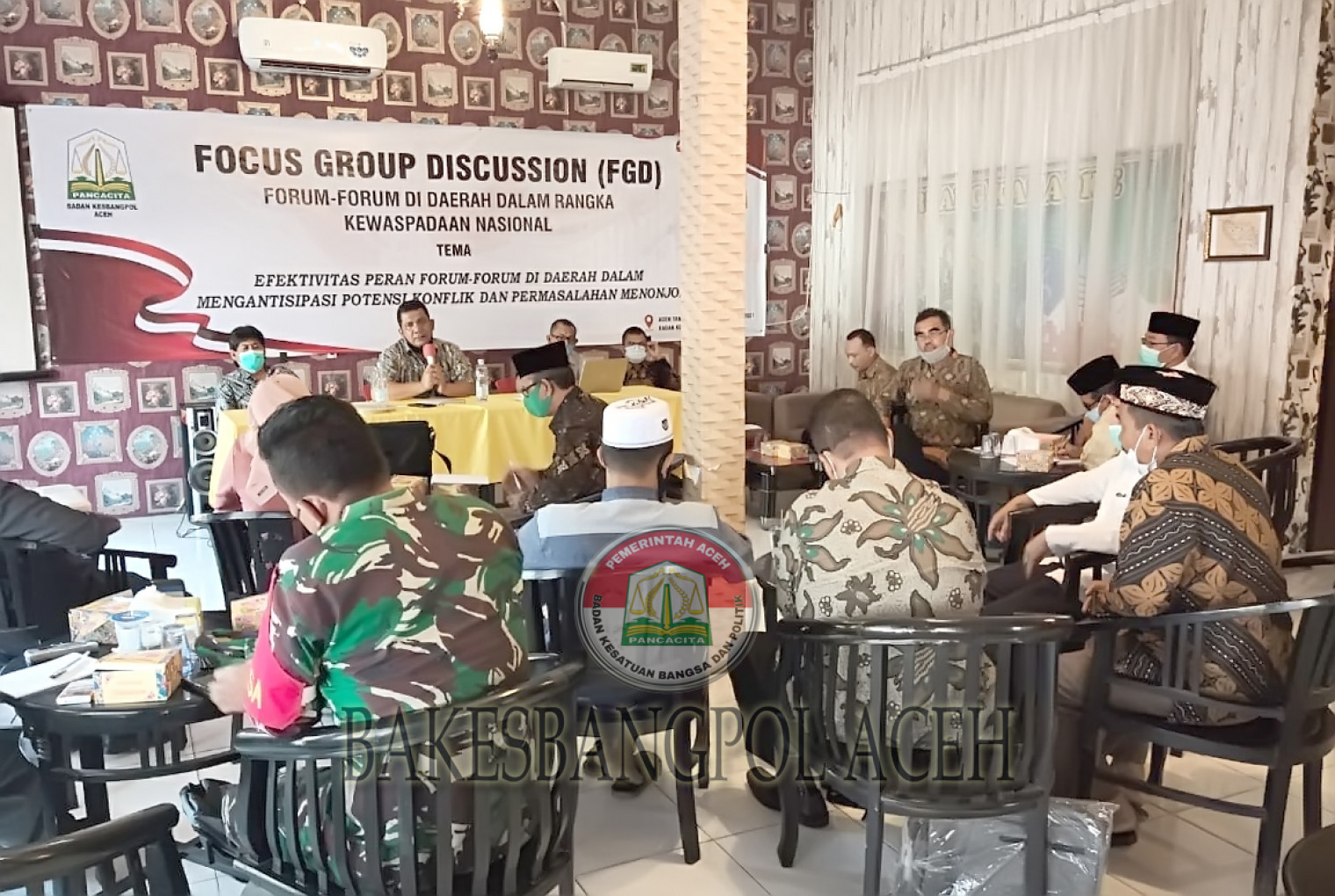 Kesbangpol Aceh Gelar FGD Dalam Rangka Kewaspadaan Nasional Tahun 2021 di Aceh Tamiang