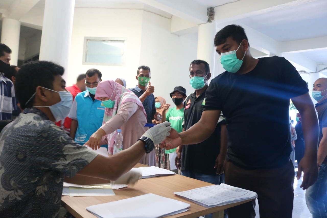 Dukung Program Pemerintah, Tenaga Kontrak Dinsos Aceh Jalani Tes Narkoba