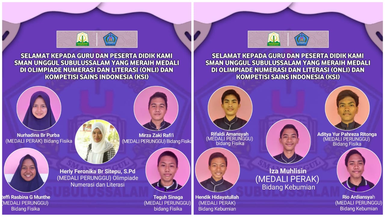Guru dan Siswa Aceh Boyong Medali di Tingkat Nasional