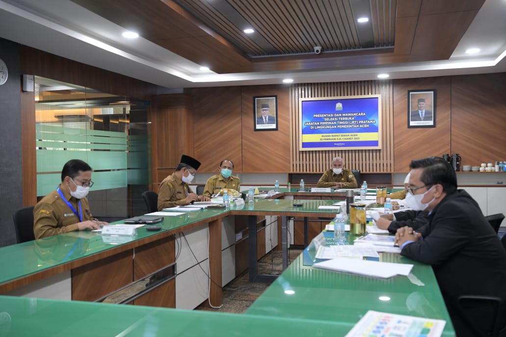 Seleksi JPT Pratama Pemerintah Aceh Masuki Tahap Akhir